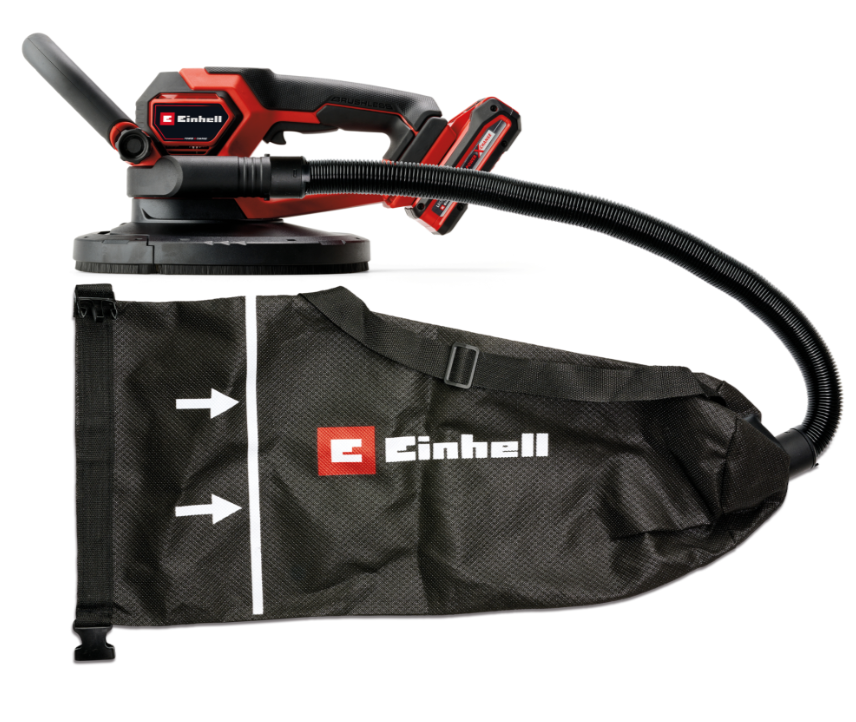 Фото товару "Шліфмашина для стін акумуляторна безщіткова Einhell TP-DWS 18/225 Li BL Solo"