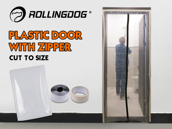 Фото товару: «Тимчасові двері Rollingdog 120 x 220 см (3 предмета), серія Professional (80241)»