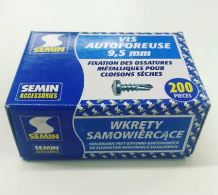 Фото товару: «VIS DE 3,5х9,5mm Саморіз по мет. SEMIN»